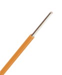 Jemný vodič s PVC izolací H05V-U 1mm2 oranžový
