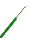 Jemný vodič s PVC izolací H05V-U 1mm2 zelený