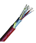 Kabel bezhalogenový J-H(St)H 6 x 2 x 0,8 mm červený plášť