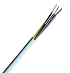 Kabel H03VVH2-F 2x0,75 černý