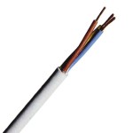 Kabel H05VV-F 3 G 1,5 světle šedý