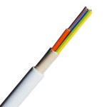 Kabel (N)YM-J 3x1,5mm2, PVC, světle šedý, 50m