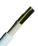 Kabel (N)YM-J 7x1,5mm2, světle šedý, 50m