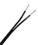 Kabel PVC (H)03VH-H 2x0,75 (YzwL) černý