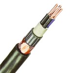 Kabel PVC koncetrické vodiče NYCY 2x 1,5 červený/1,5 černý
