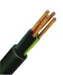 Kabel PVC pro stř.mech.zatížení YMS-J 3x2,5 černý