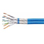 Kabel S/FTP Cat.7 1000MHz duplex 2xAWG23/1 LS0H-3 Dca modrý