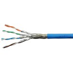 Kabel S/FTP Cat.7A 1250MHz AWG22/1 LS0H-3 B2ca modrý 1000m