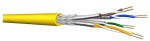 Kabel S/FTP Cat.8 AWG22 LS0H B2ca, žlutý