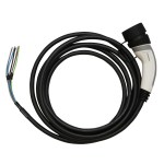 Kabel typ 2, 20A 3-fáze, 7.5m, volný konec