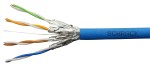 Kabel U/FTP Cat.6a 500MHz AWG23/1 LS0H B2ca modrý 100m
