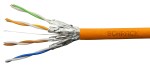 Kabel U/FTP Cat.6a 500MHz AWG23/1 LS0H B2ca oranžový 500m