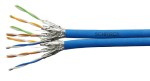 Kabel U/FTP Cat.6a 500MHz duplex 2xAWG23/1 LS0H Dca modrý100