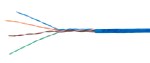 Kabel U/UTP Cat.5e AWG24 PVC Eca modrý 305m