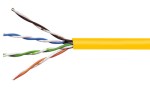 Kabel U/UTP Cat.5e AWG24 PVC Eca žlutý 305m