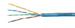 Kabel U/UTP Cat.6 300MHz AWG24/1 LS0H B2ca modrý