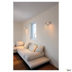 KALU 2 QPAR ceiling light, matt white, 2x ES111, max. 2x 75W