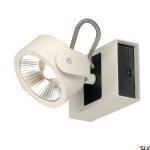 KALU LED 1 Wall and Ceiling luminaire, white/black, 3000K