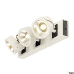 KALU LED 3 Wall and Ceiling luminaire, white/black, 3000K