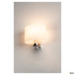 KENKUA SPOT E27, Indoor, nástěnné LED svítidlo, chrom
