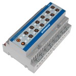 KNX Kombi. spínací a žaluziový akční člen, 12/6x230 VAC, 16A