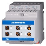 KNX Kombi. spínací a žaluziový akční člen, 4/2x230 VAC, 16A