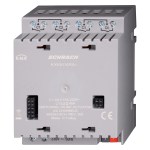 KNX Kombi. spínací a žaluziový akční člen, 4/2x230 VAC, 16A