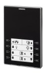 KNX Nástěnný ovladač s teplotním sen.a tlačítky s LED, černý