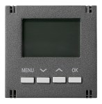 KNX Nástěnný regulátor teploty digitální, VISIO 50, antracit