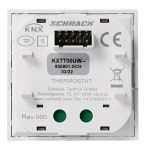 KNX Nástěnný regulátor teploty digitální, VISIO 50, bílý