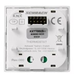 KNX Nástěnný regulátor teploty digitální, VISIO 50, stříbrný