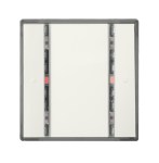 KNX Nástěnný tl. panel s LED, 1násobný, I-SYSTEM, bílý