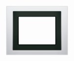 KNX Rámeček pro dotykový panel, bílé sklo