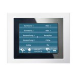 KNX Rámeček pro dotykový panel, bílé sklo