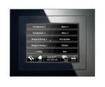 KNX Rámeček pro dotykový panel, černé sklo