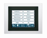KNX Rámeček pro dotykový panel, hliník