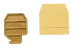 Koncová deska pro MPS.4 (IK130004-A/IK131004-A), béžová,4mm2