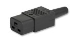 Konektor síťový 230V/F 16A C19, IEC60320