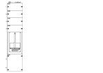 Konstrukce elektroměrová 1-28, 1-řadá, plastové panely