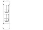 Konstrukce elektroměrová 1-28, 2-řadá, plastové panely