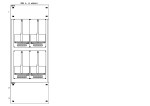 Konstrukce elektroměrová 2-28, 2-řadá, plastové panely