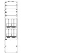 Konstrukce elektroměrová 2-45, 2-řadá, plastové panely