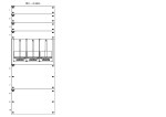 Konstrukce elektroměrová 3-39, 1-řadá, plastové panely