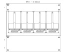 Konstrukce elektroměrová 4-18, 1-řadá, plastové panely
