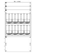 Konstrukce elektroměrová 4-39, 2-řadá, plastové panely