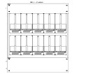 Konstrukce elektroměrová 5-28, 2-řadá, plastové panely