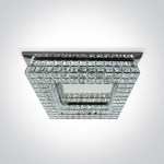 Kristal LED 24W 1300lm 3000K 230v IP20 chrom