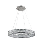 Kristal LED 24W 1300lm 3000K 230v IP20 chrom