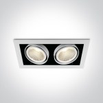 Krona‑Q/A2 2x30W 2700lm 4000K Ra90 230V IP20 bílá