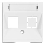 Kryt datové zásuvky 1x RJ45, bílý